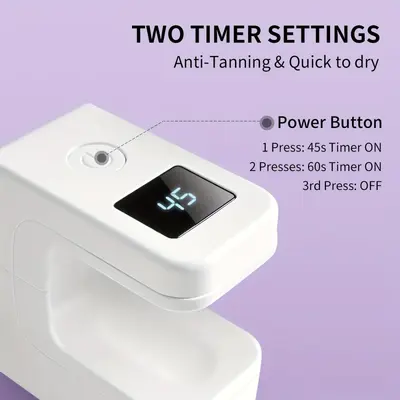 LED Nagellampe zum schnellen Trocknen von Nägeln LED Lichtherapie Gelnageltrockner Nail Dryer
