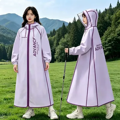 成人雨衣全身防暴雨外穿骑行单人男女同款电瓶车长款户外徒步雨披