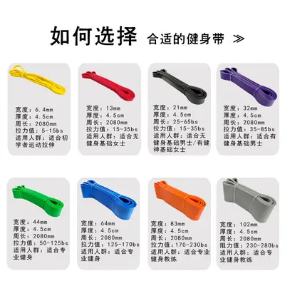 Resistance bands for strength training fitness and yoga pull-ups