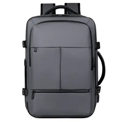 Men's Business Backpack Expandable Large Capacity with Shoe Compartment for Boarding - 7
