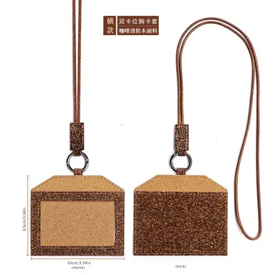 Kork-Reisepass-Tasche mit Kaffeesatz-Design - 10