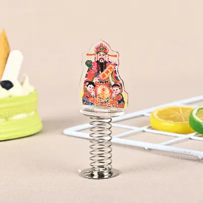 High-Transparency Acrylic Anime Desktop Figure with Spring Stand - 4