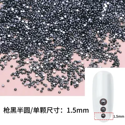 Metal Punk Mini Square Rivets for Nail Art and DIY Jewelry - 12