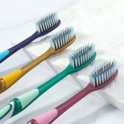 Soft Bristle Toothbrush for Adults, Family Pack - 5