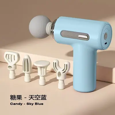 Adjustable Mini Neck Fascia Gun, Rechargeable Professional Massager - 12