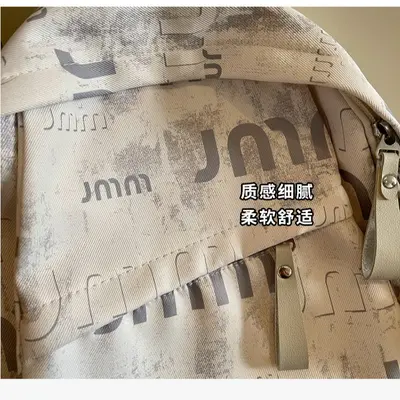Herbst Herren Universitäts-Rucksack großes Fassungsvermögen vielseitig Doppelschultergurt Rucksack Herren Doppelschultergurt Mittelschüler Internatsausstattung notwendige Schultasche Damen - 5