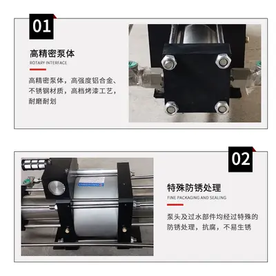 Pneumatic Air-Driven Refrigerant Booster Pump, Charging Pump - 4