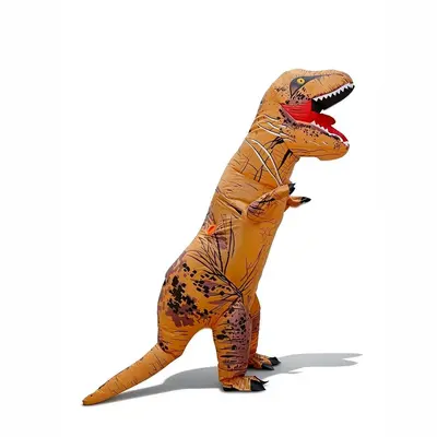 Tyrannosaurus Rex Dev Şişme Gerçekçi Dinozor Kostüm Parti Maskotu Ebeveyn-Çocuk Etkileşimli Rol Yapma Kıyafeti Sınır Ötesi