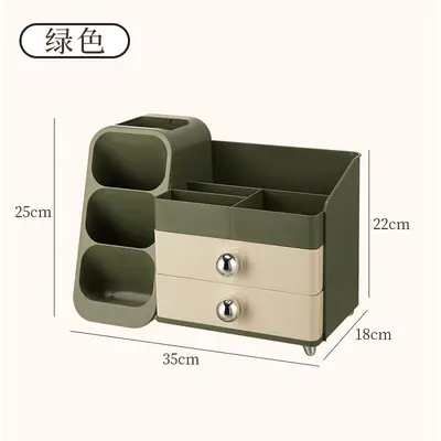 Large capacity cosmetics storage box, multifunctional organizer - 10