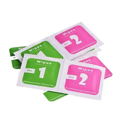 Tempered Glass Film Application Tool Kit 3-in-1 - Dry and Wet Alcohol Wipes Dust Removal Screen Cleaning Set with Application Assistance Tools - 13