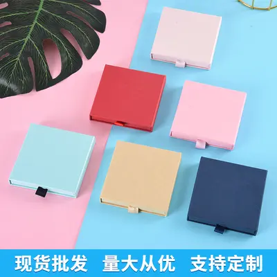 Takı Ambalaj Kutusu Kolye Küpe Kolye Çekmeçeli Boş Beyaz 1.7cm Amazon Saklama Yüzüğü Mücevher Kutusu