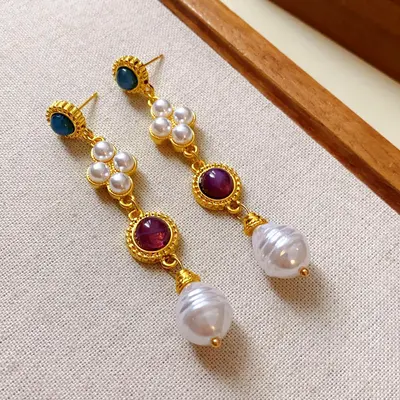 Perlenkette, Vintage-Design