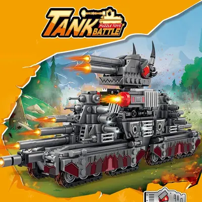 World of Tanks KV-44 Karl Yapı Blok Seti, 99 Parça Leviathan Model - 3