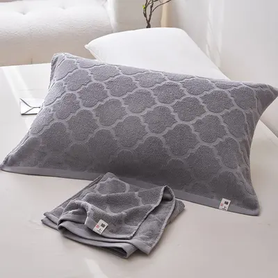 Cotton pillowcase pair, anti-oil, non-slip, all-season - 11