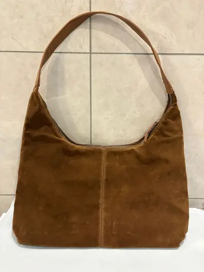 Retro Suede Underarm Tote Bag for Women, Large Capacity Single Shoulder - 9