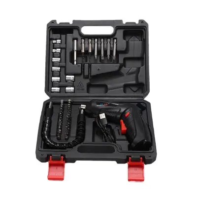 47-piece electric screwdriver set with cordless drill