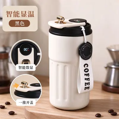 316 Edelstahl Kaffee-Thermobecher, Taschenformat, tragbar - 13