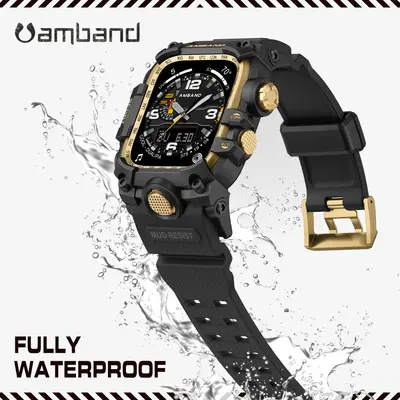 Ultra Thin TPU and Metal One-Piece Strap for Apple Watch