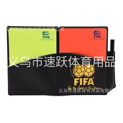 Football Referee Set with Red and Yellow Cards, Whistle, Linesman Flag - 8