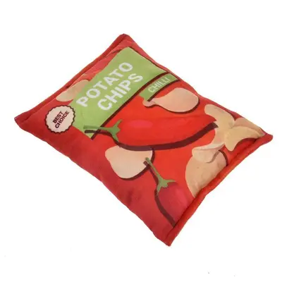 Kağıt patates cipsi şeklinde ses çıkaran köpek ve kedi oyuncağı, ısırmaya dayanıklı peluş - 7