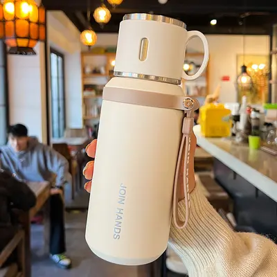 Thermosflasche aus rostfreiem Stahl 316 mit Deckel vom Werk direkt, tragbarer isolierter Wasserflasche, elegant designter Wasserbehälter, isolierte Wasserkanne, Tebecher - 7