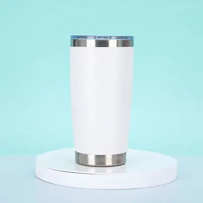 Çift katmanlı vakumlu araç bardağı 20 oz, 304 paslanmaz çelik - 11
