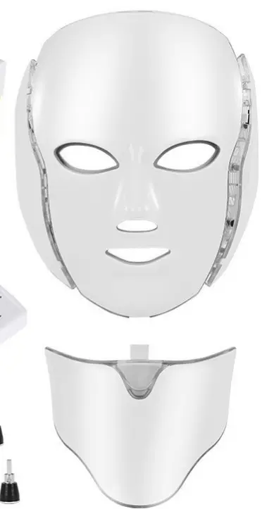 Cross-border home beauty equipment photon skin rejuvenation device LED color light spectrometer beauty device with neck mask 7-color beauty device - 13