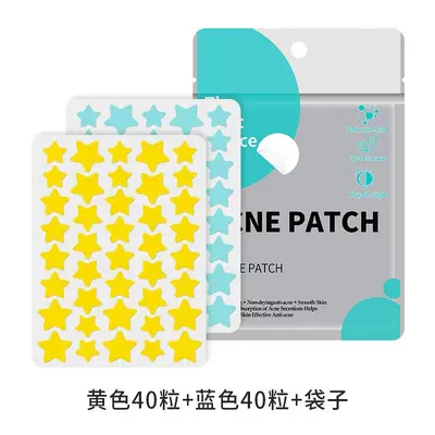ACNE PATCH 40 Star Acne Patches Cute Hydrocolloid Concealing Pimple Patches Pus-Absorbing Acne Removal Anti-Acne Day & Night Dual-Action Patches - 7