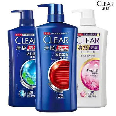 Qingyang Shampoo 750 ml für Männer und Frauen, erfrischend, ölkontrollierend