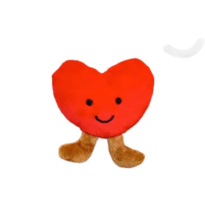 Smiley Egg Plush Toy with Squeaker Pendant for Kids Accessories - 5