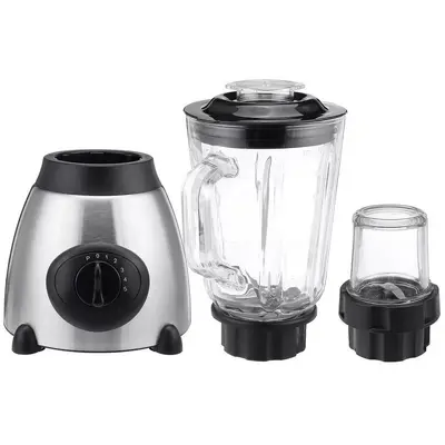 Blender 1.5L, 110V-220V, çift bardak, buz kırıcı - 4
