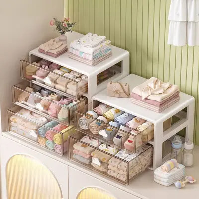 Baby-Kleiderschrank-Organizer, Schublade, Kleidungs- und Zubehörspeicher