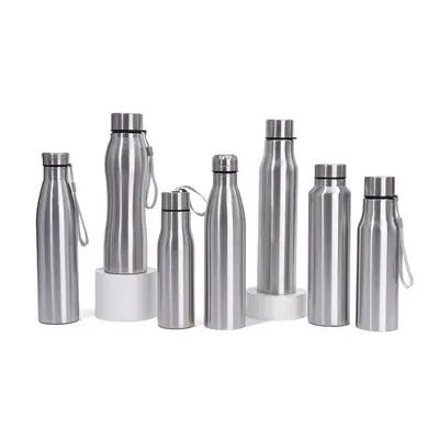 Stainless Steel Gourd Travel Mug with Carry Rope, Large Capacity