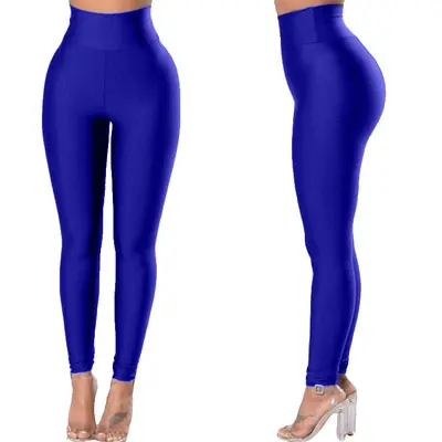 Damen-Sommerleggings mit hohem Bund und hoher Elastizität - 5