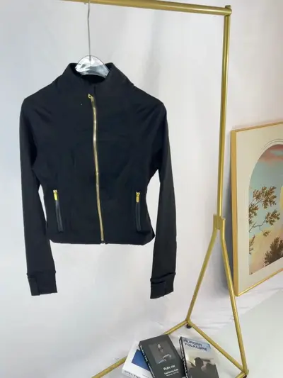Women's Short Stand-Collar Slim-Fit Yoga Sports Jacket - 7
