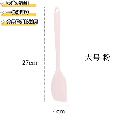 Ev hepsi bir arada yüksek sıcaklığa dayanıklı gıda sınıfı silikon yumuşak kazıyıcı pişirme krem ​​kürek spatula karıştırma kazıyıcı aracı - 11