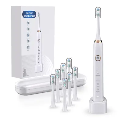8 Brush Heads Rechargeable Electric Toothbrush, Magnetic Levitation, Adult - 7