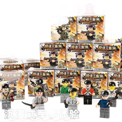 Delta Force Figure Building Block Blind Box, Children's Educational Assembly Toy - 6