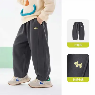 Boys' Loose-Fit Sweatpants, 3D Cut, Spring and Autumn - 8