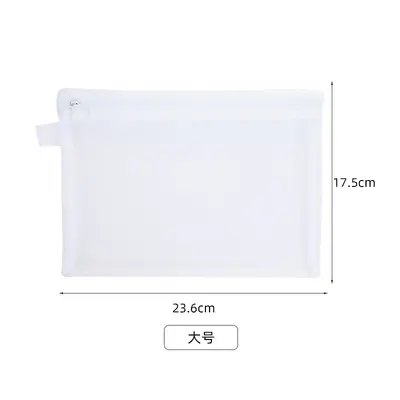 Transparent Nylon Storage Pouch Thickened Mesh Mini Portable Travel Cosmetic Organizer Coin Purse Multifunctional Sundries Storage Bag - 9