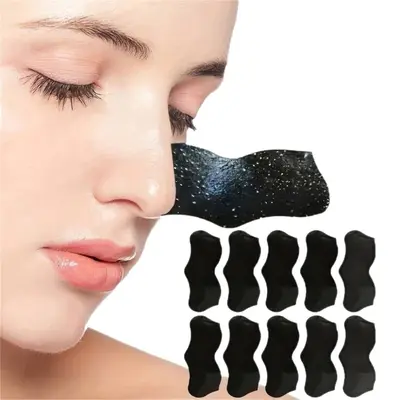 Bamboo Charcoal Blackhead Nose Strips, 100 Pcs - 6