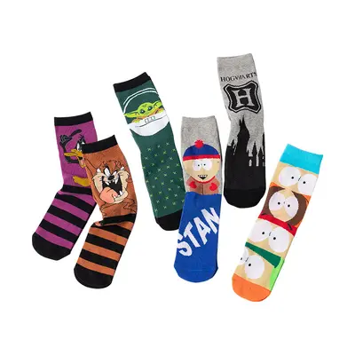 Children's new fashion cotton socks cartoon fashion mid-tube socks Halloween foreign trade European and American socks wholesale socks