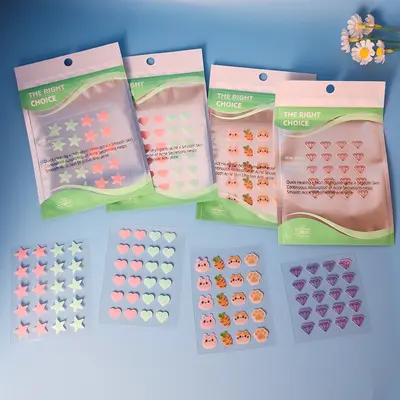 Yıldız desen hidrokolloid sivilce yaması