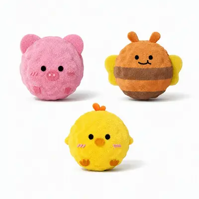 Dog Toy, Squeaky Plush, Bite-Resistant, Multiple Animal Styles - 5