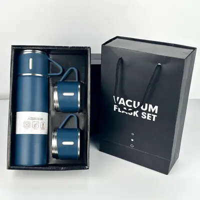 Thermobecher-Set aus Edelstahl 304 in Geschenkbox - 12