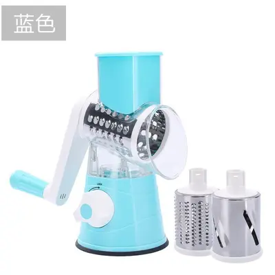 Hand Crank Vegetable Cutter and Slicer, Multifunctional Grater - 8