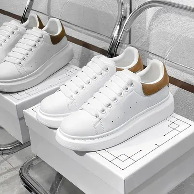 Kalın Tabanlı Unisex Beyaz Sneaker, Yeni Model 2006 - 8