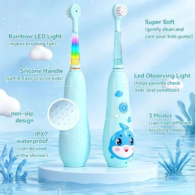 Seago Children's Electric Toothbrush, Soft Bristles
