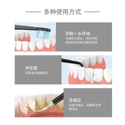 Smart Ultrasonic Rechargeable Electric Toothbrush, Dual Pack