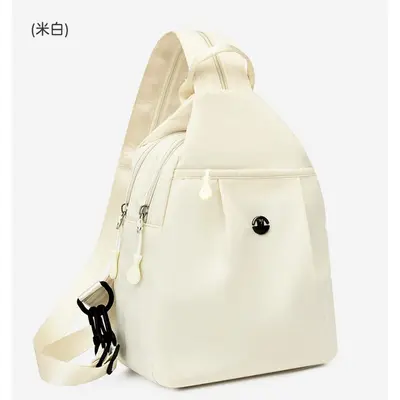 Mini-Rucksack 2025 Neues Modell Schlicht Vielseitig Damen Brusttasche modisch Oxfordtuch Freizeit-Rucksack Schulrucksack - 9